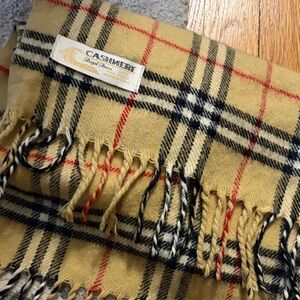Cashmere Plaid Scarf